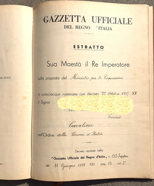 Ordini Cavallereschi 1938 | Immagine Gallery 3