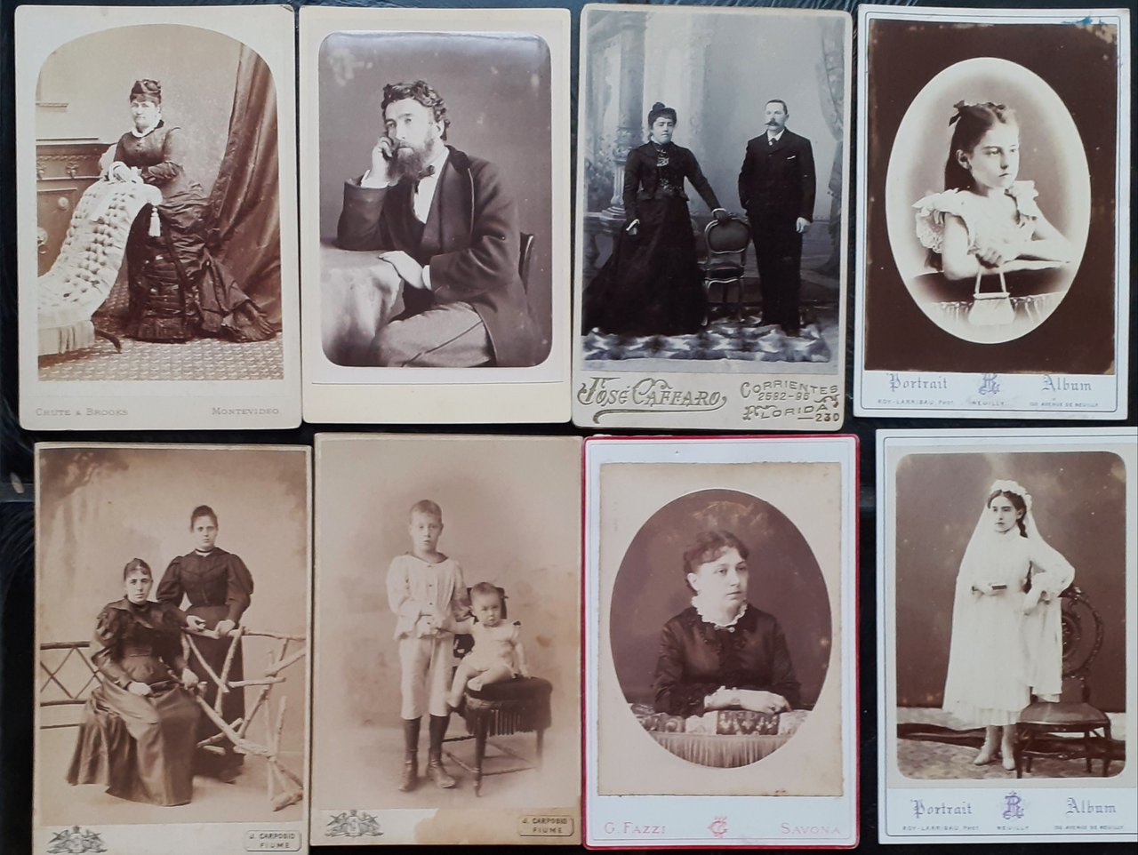 Otto fotografie formato Cabinet fine '800 e inizi '900 | Immagine principale