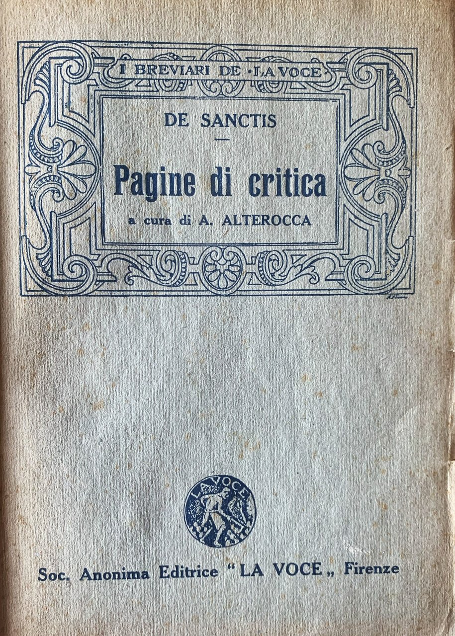 Pagine di estetica e di storia letteraria con un profilo … | Immagine principale