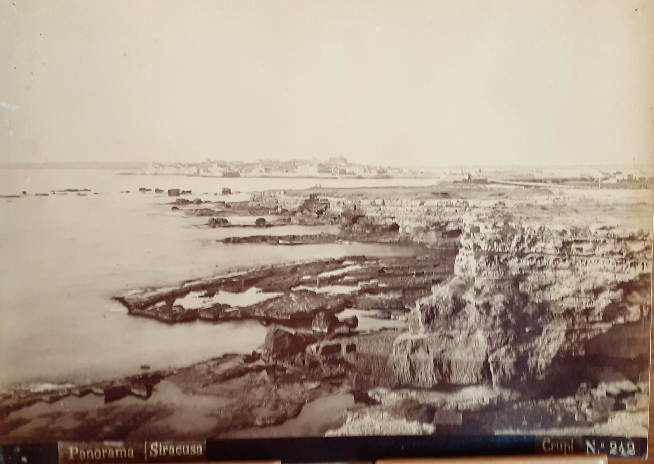 Panorama di Siracusa Albumina di Giovanni Crupi 1880 circa | Immagine principale