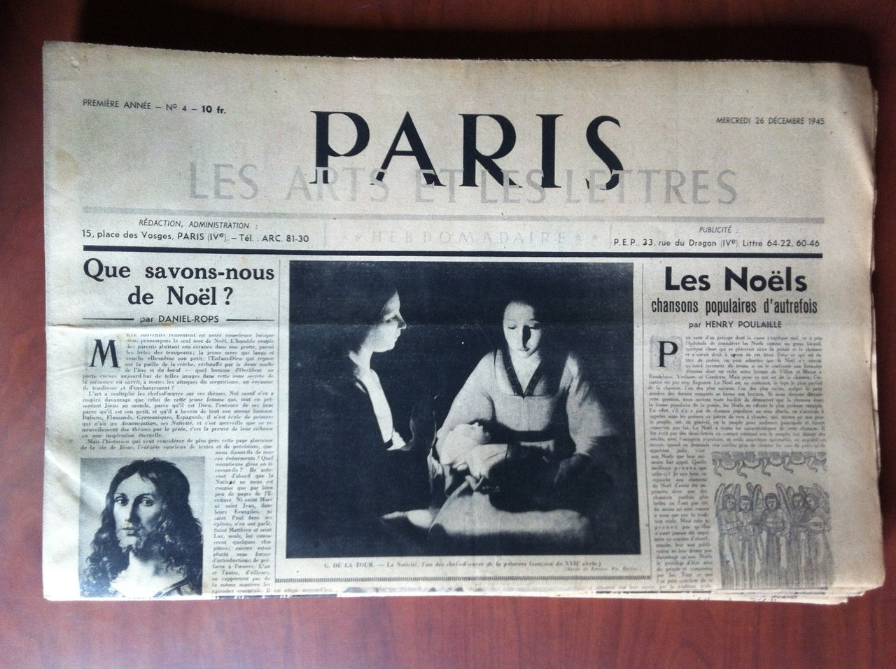 Paris les arts et les lettres 1^ année n^ 4 …