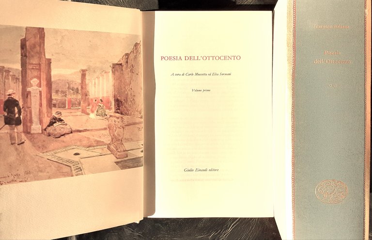 Parnaso Italiano Poesia dell' ottocento Einaudi i millenni