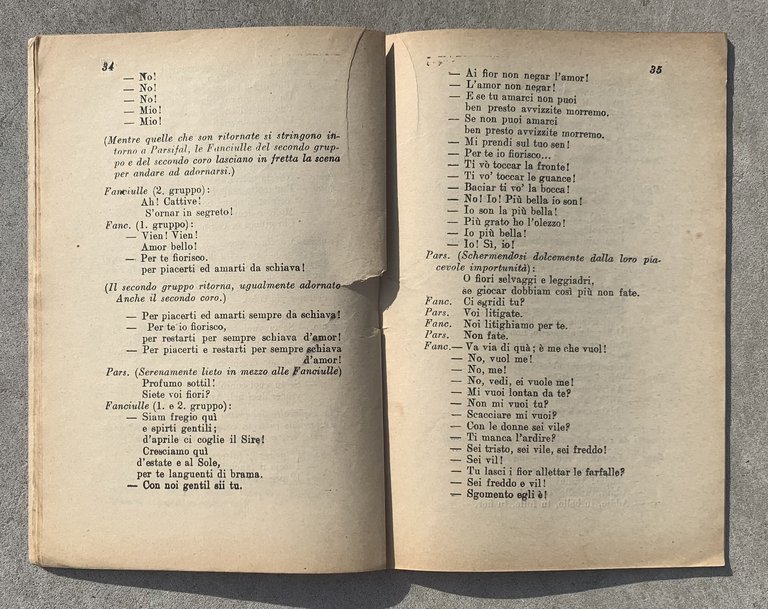 Parsifal. Dramma mistico in tre atti