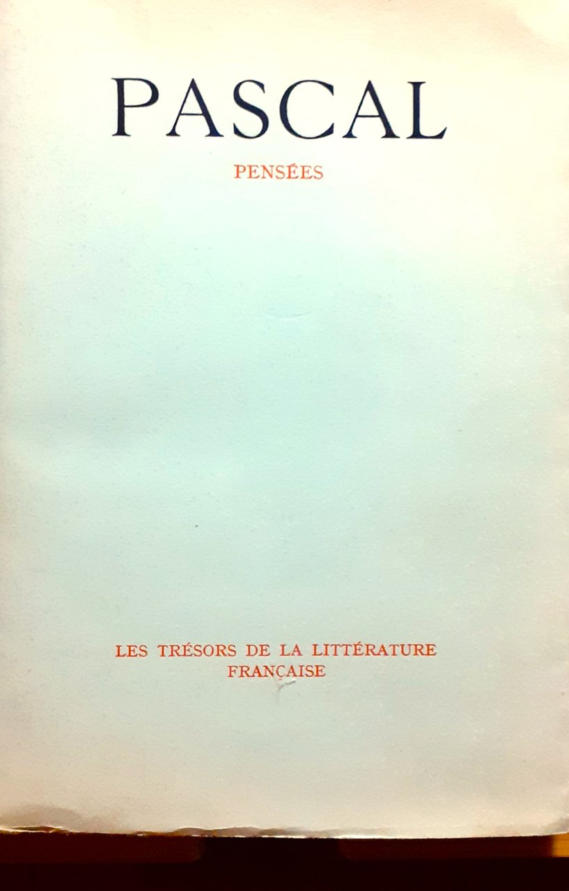 PASCAL Pensées