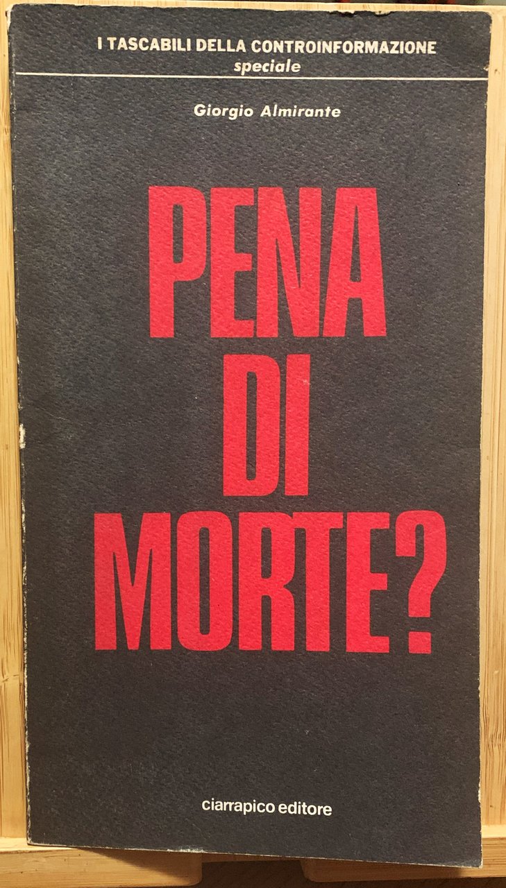 Pena di morte?