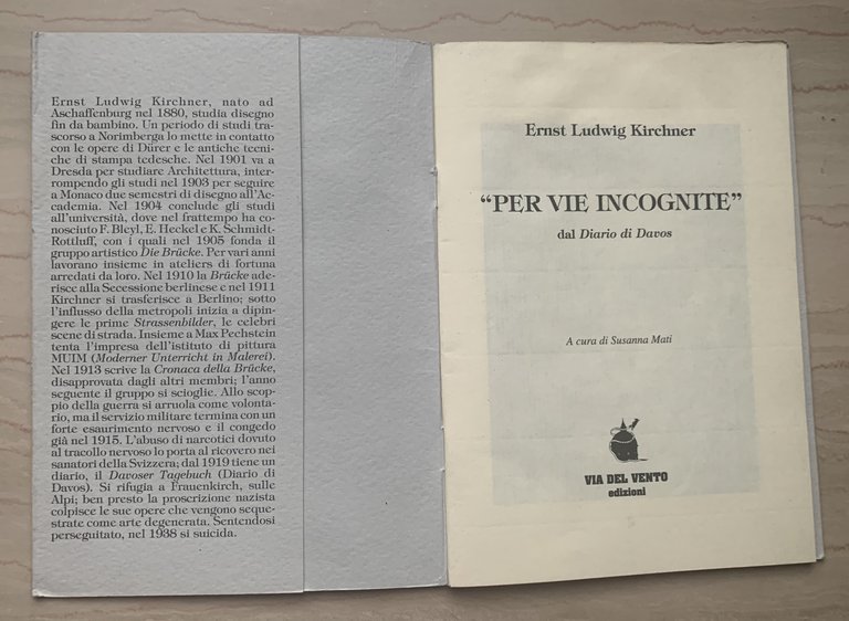 "PER VIE INCOGNITE": dal Diario di Davos