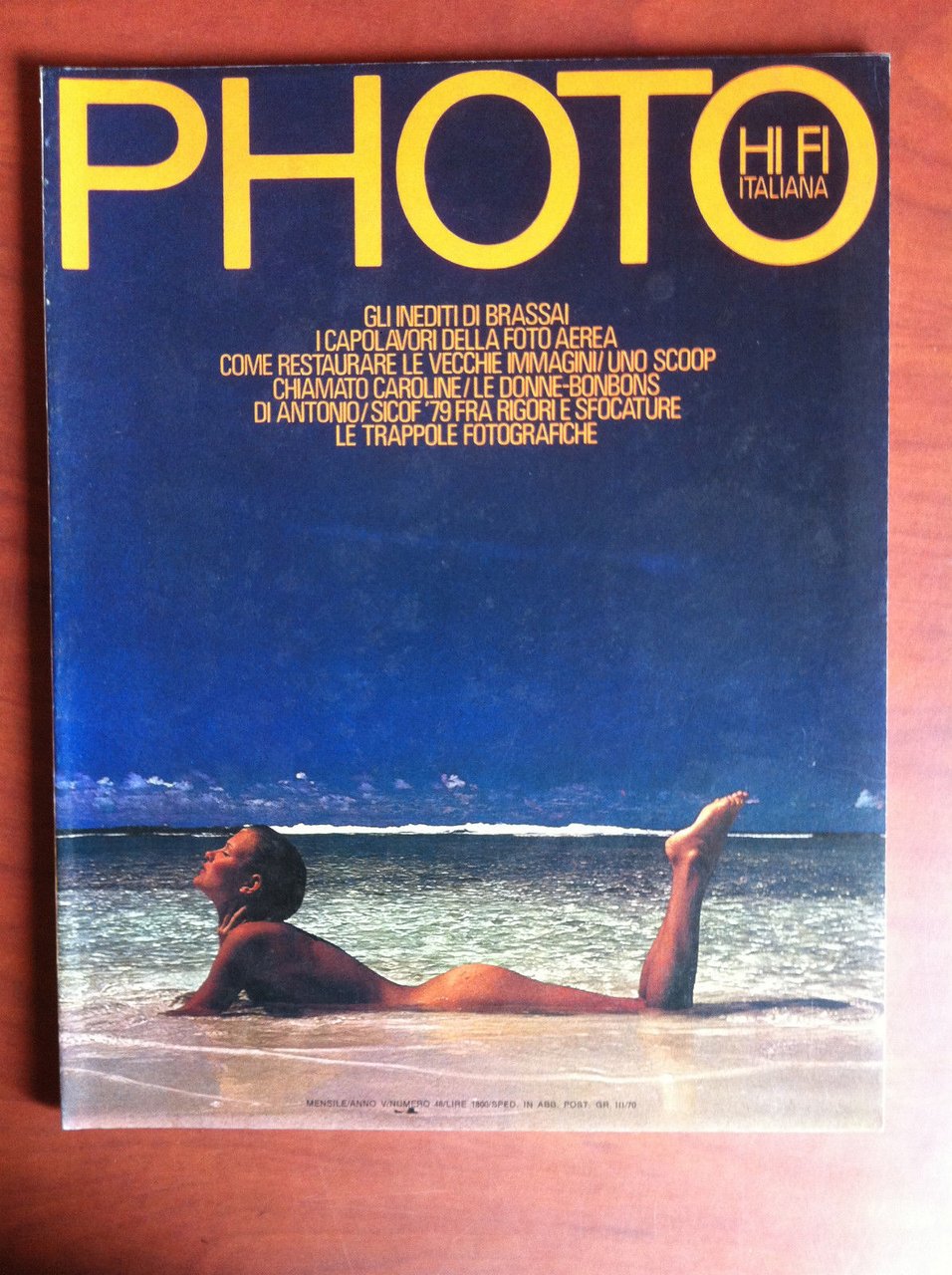 Photo HI FI Italiana n^ 48 Maggio 1979 Cover Uwe …