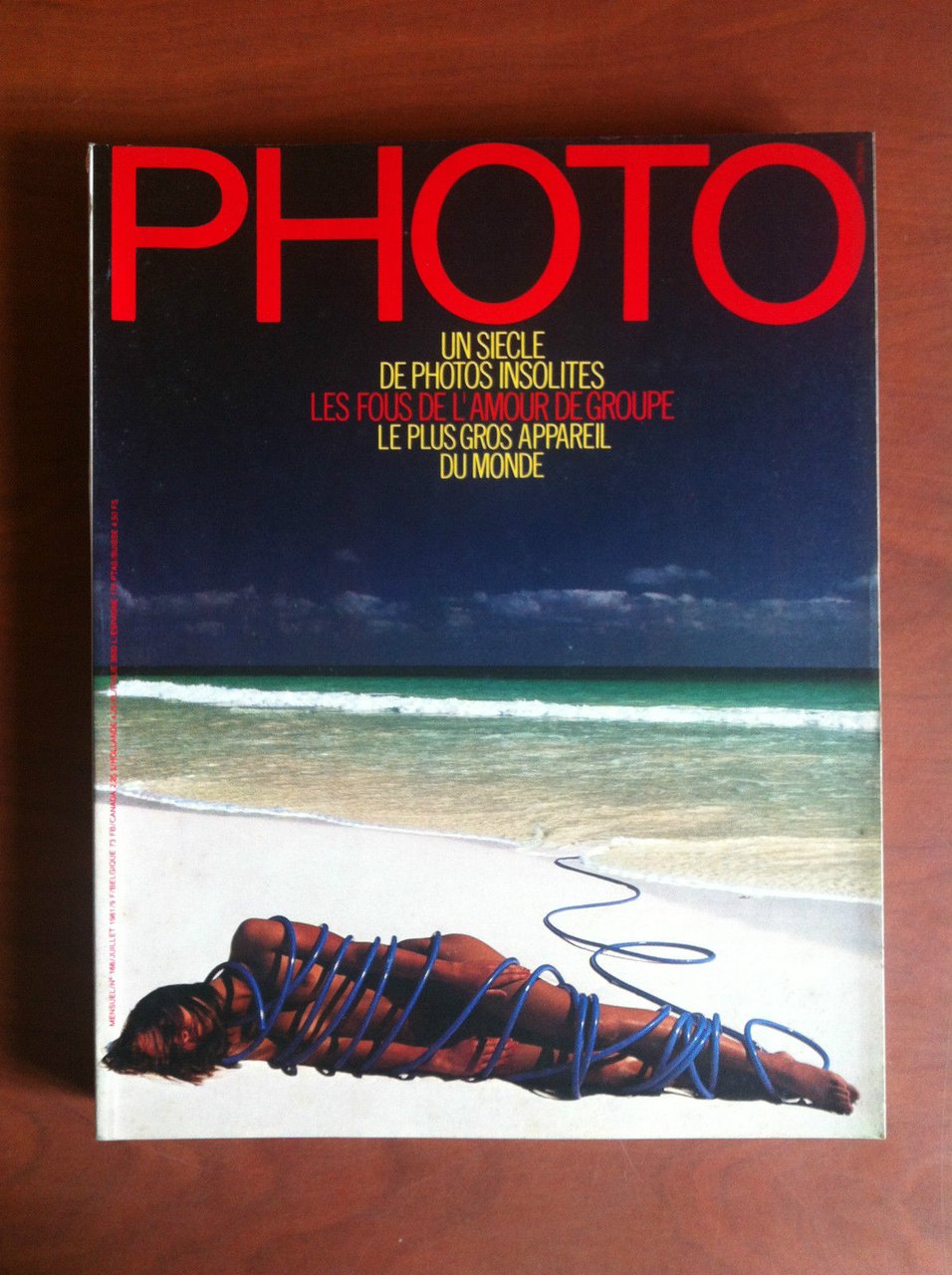 Photo n^ 166 Juillet 1981 Cover Marc Robin - E9108