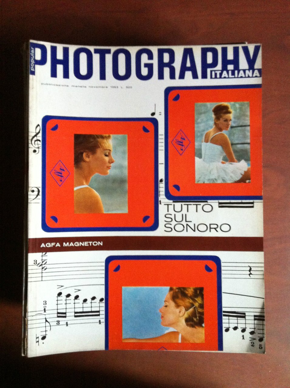 Photography Italiana n^ 77 Novembre 1963 Cover Giorgio Bianchi - …