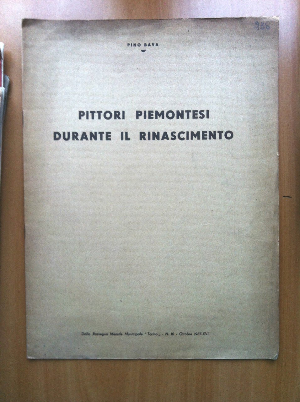Pittori Piemontesi durante il Risorgimento da Rassegna Municipale Torino E15879