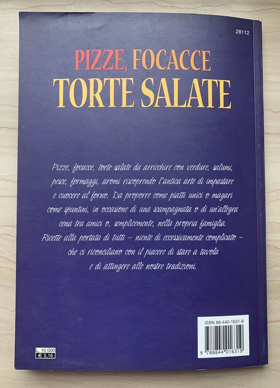 Pizze, focacce, torte salate