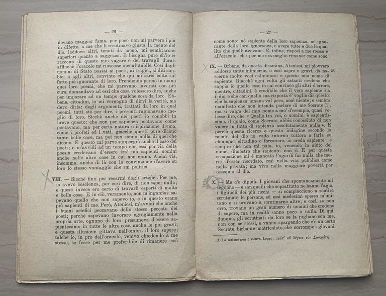 Platone. Apologia di Socrate - Appendice. Senofonte: Apologia di Socrate …
