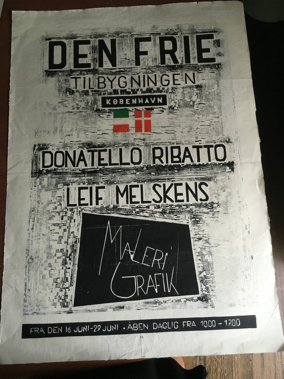 Poster della mostra di Den Frie Tilbygningen Copenaghen - P301
