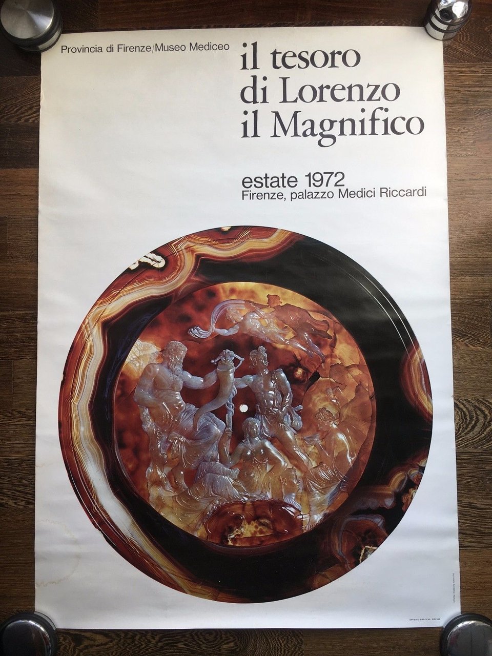 Poster della mostra Il tesoro di Lorenzo il Magnifico Firenze …
