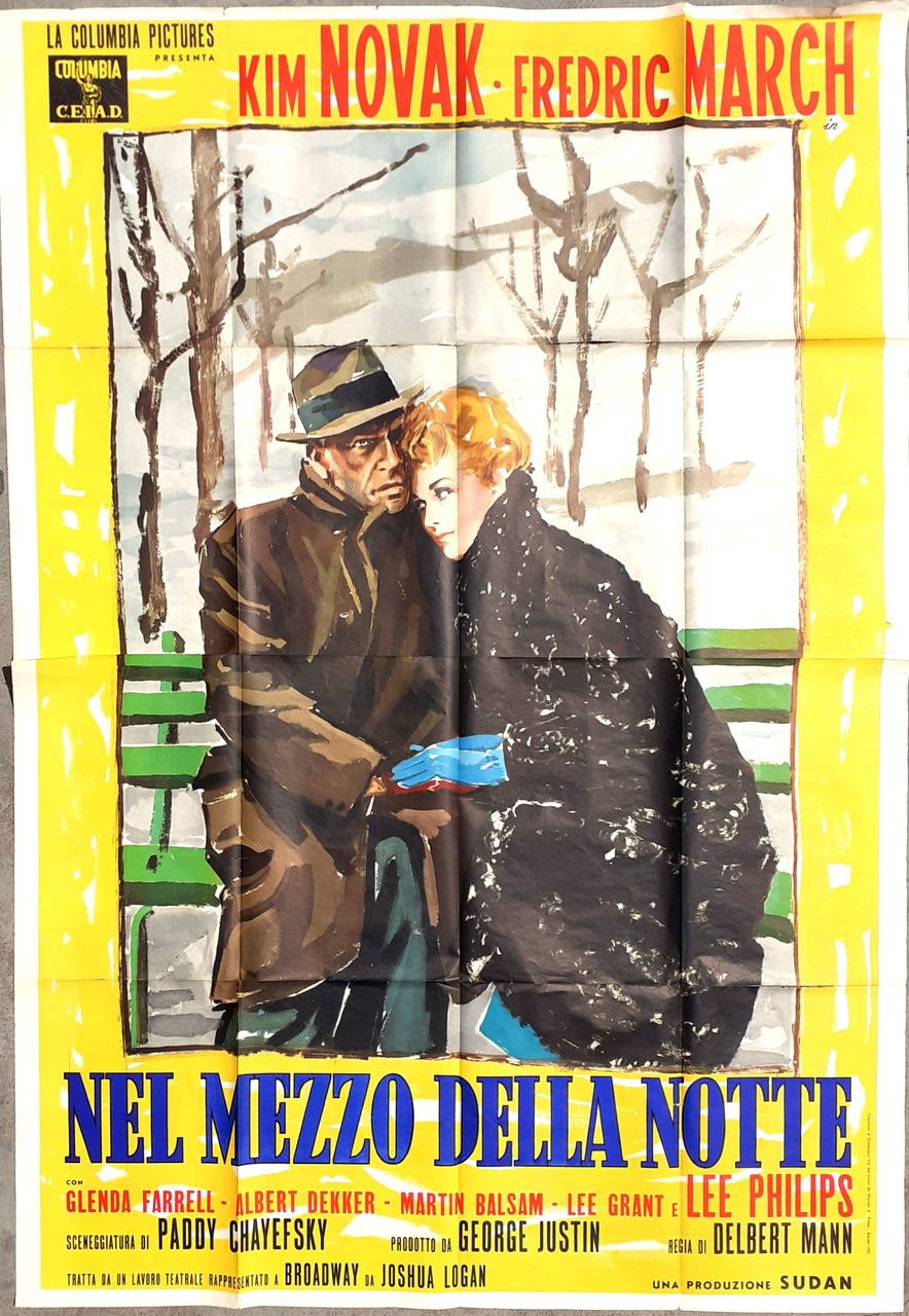 Poster grande Film Nel mezzo della notte Kim Novak - …