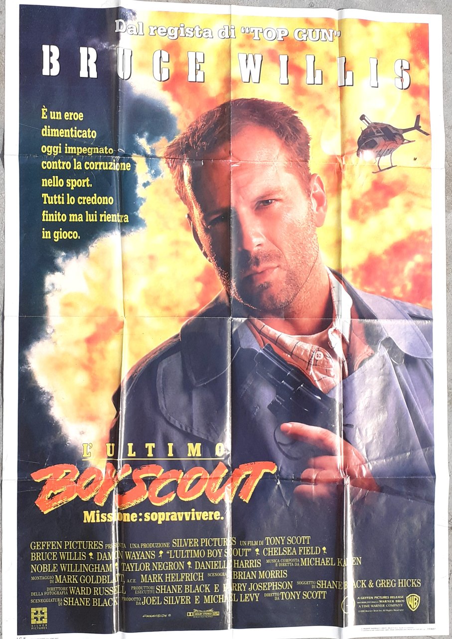 Poster L'ultimo dei Boy Scout Bruce Willis prima edizione italiana …