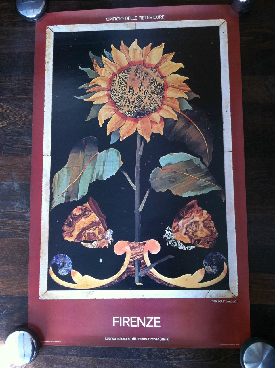 Poster Opificio delle Pietre Dure Girasole Firenze - P64