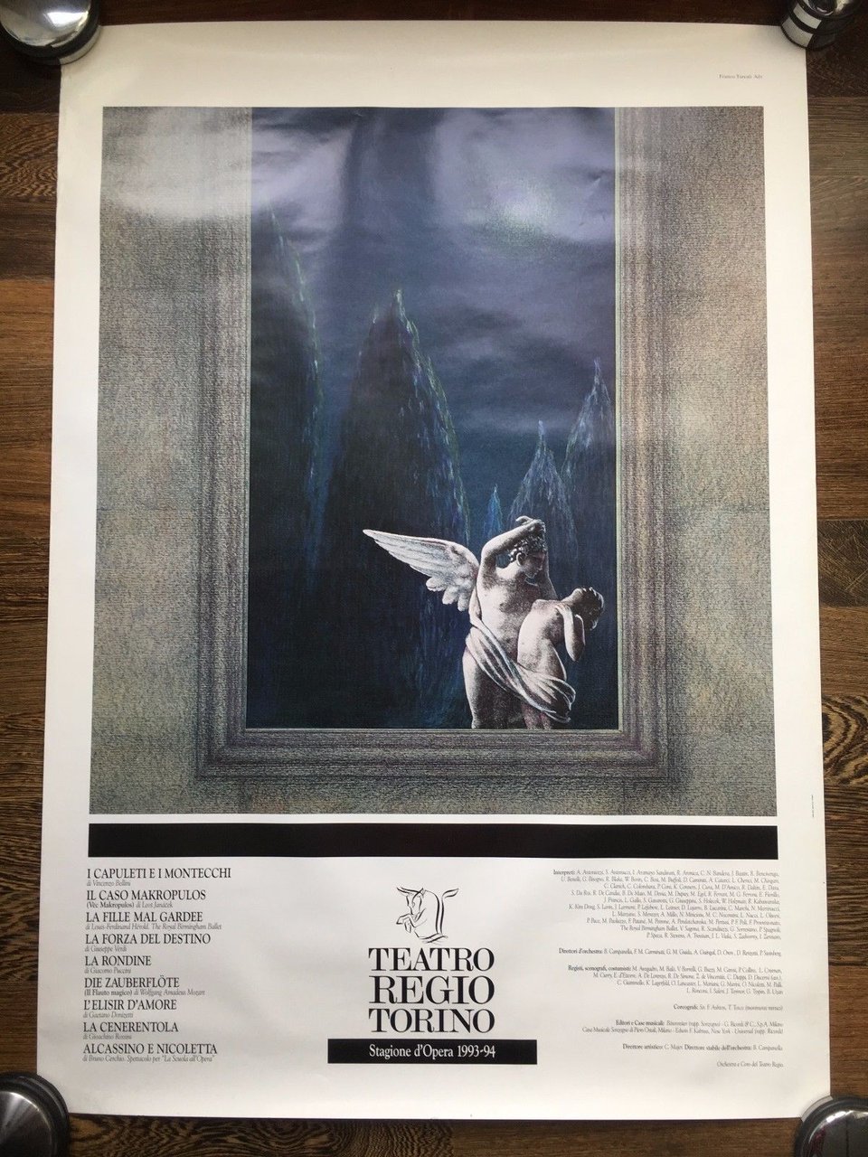 Poster Stagione d'Opera 1992/93 Teatro Regio Torino - P350