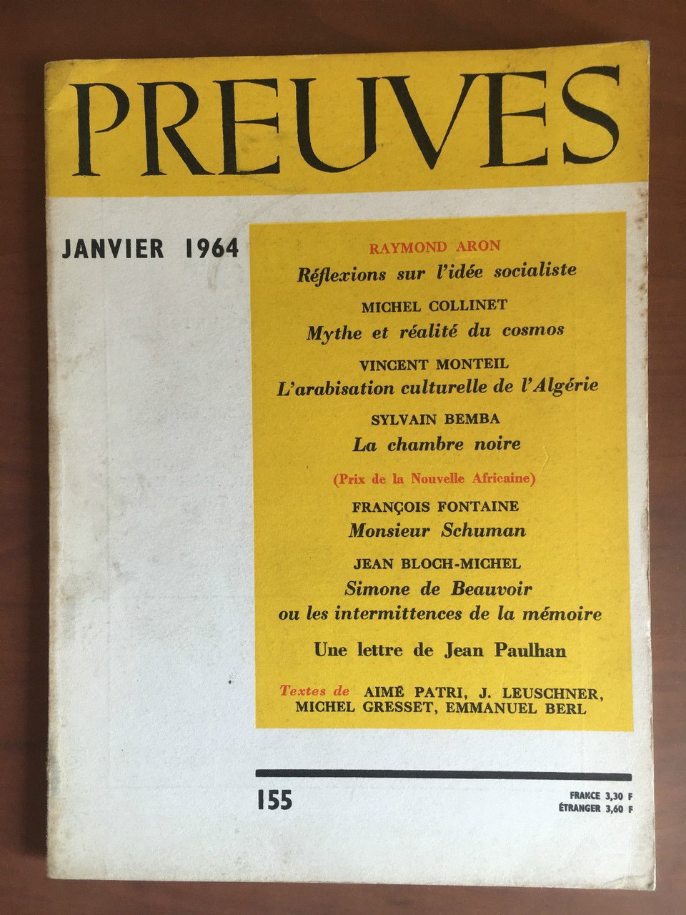 Preuves n^ 155 Janvier 1964 - E21993