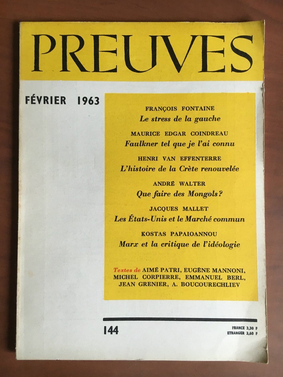 Preuves n^ 70 Decembre 1956 - E20586