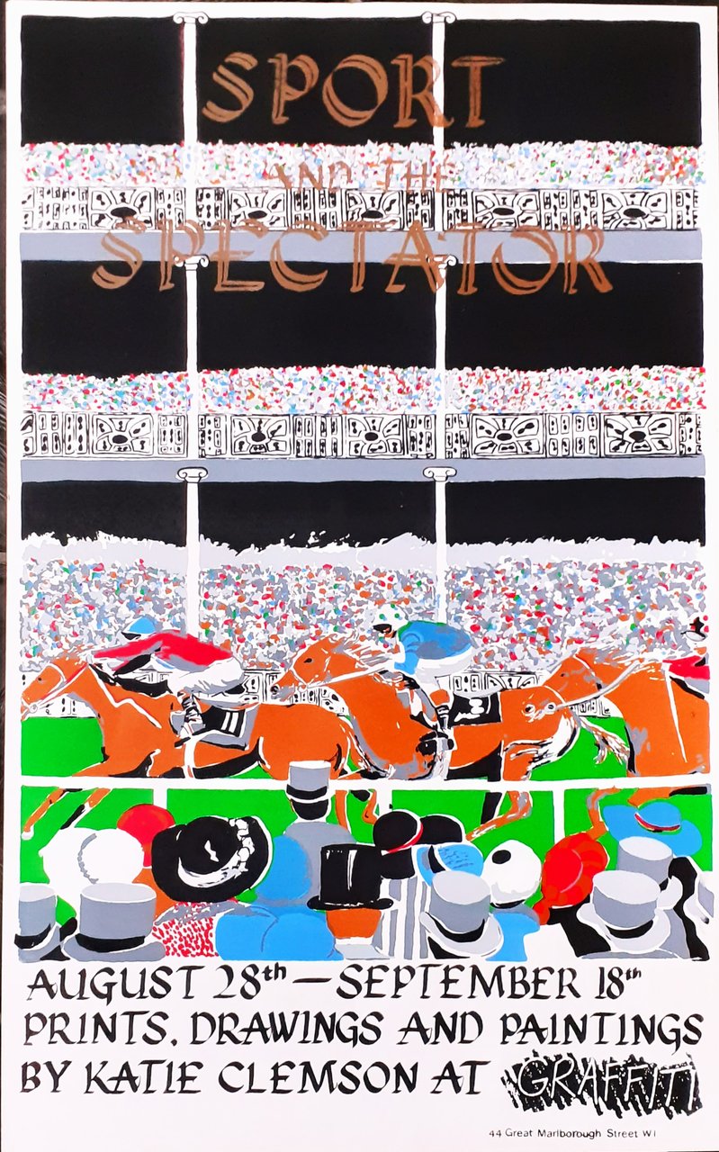Prints Sport and the Spectator by Katie Clemson Galleria Graffiti