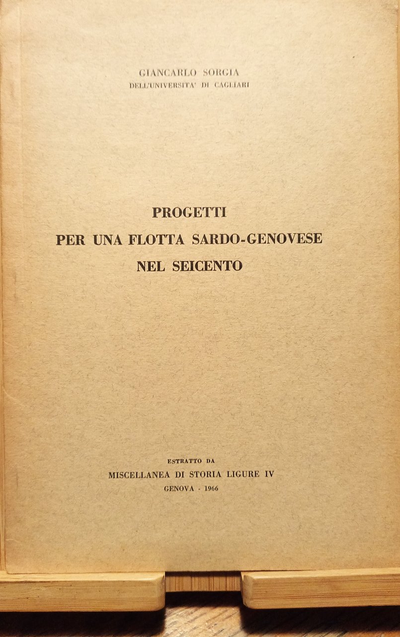 Progetti per una flotta sardo-genovese nel Seicento