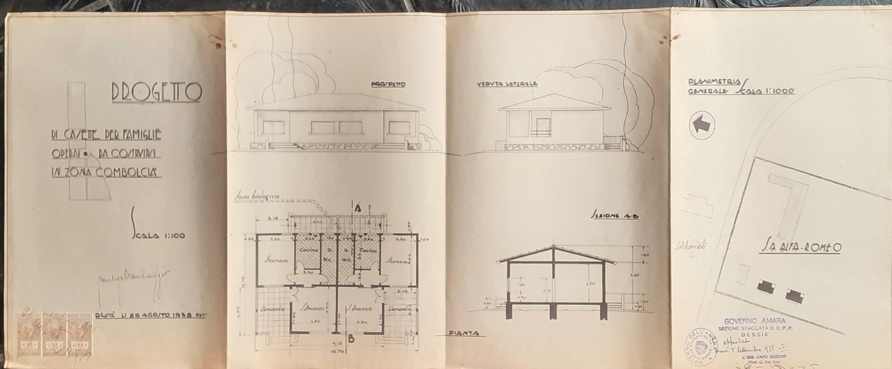 Progetto coloniale a Dessié Etiopia 1938