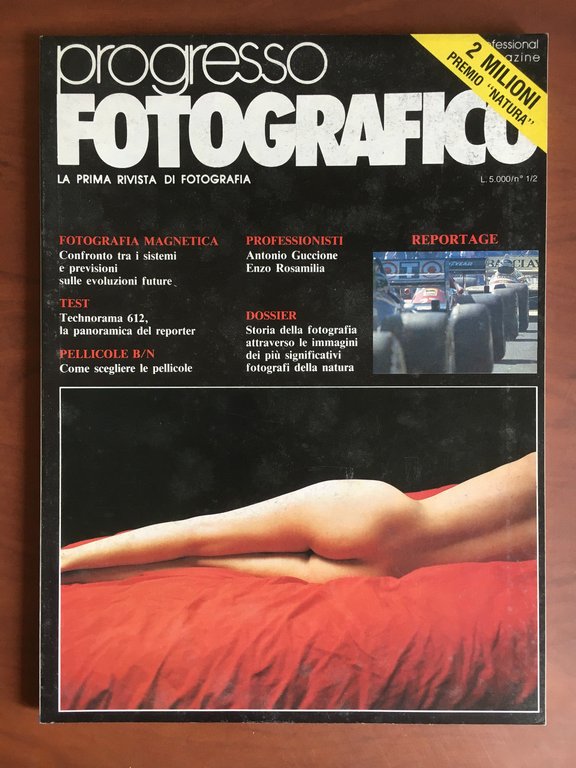 progresso FOTOGRAFICO n^ 1/2 Febbraio 1987  Cover: foto Antonio Guccione- E22076