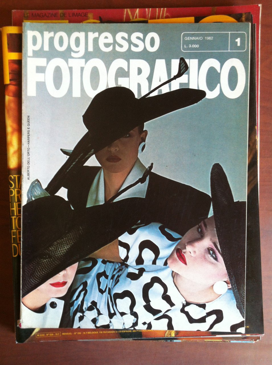 progresso FOTOGRAFICO n^ 1 Gennaio 1982 Cover: Alberto dell'Orto - …