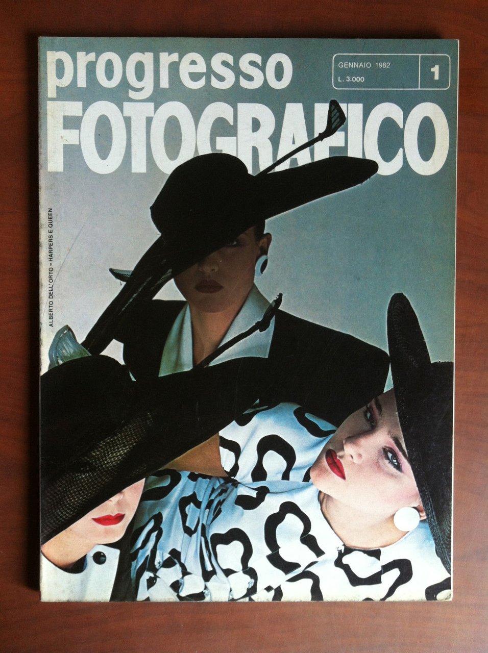 progresso FOTOGRAFICO n^ 1 Gennaio 1982 Cover: Alberto dell'Orto - …