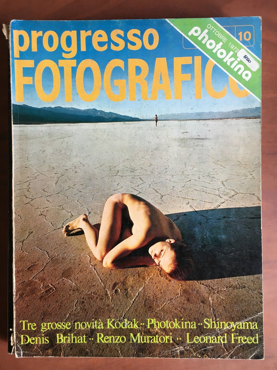 Progresso FOTOGRAFICO n^ 10 Ottobre 1972 Cover: Shinoyama - E20300