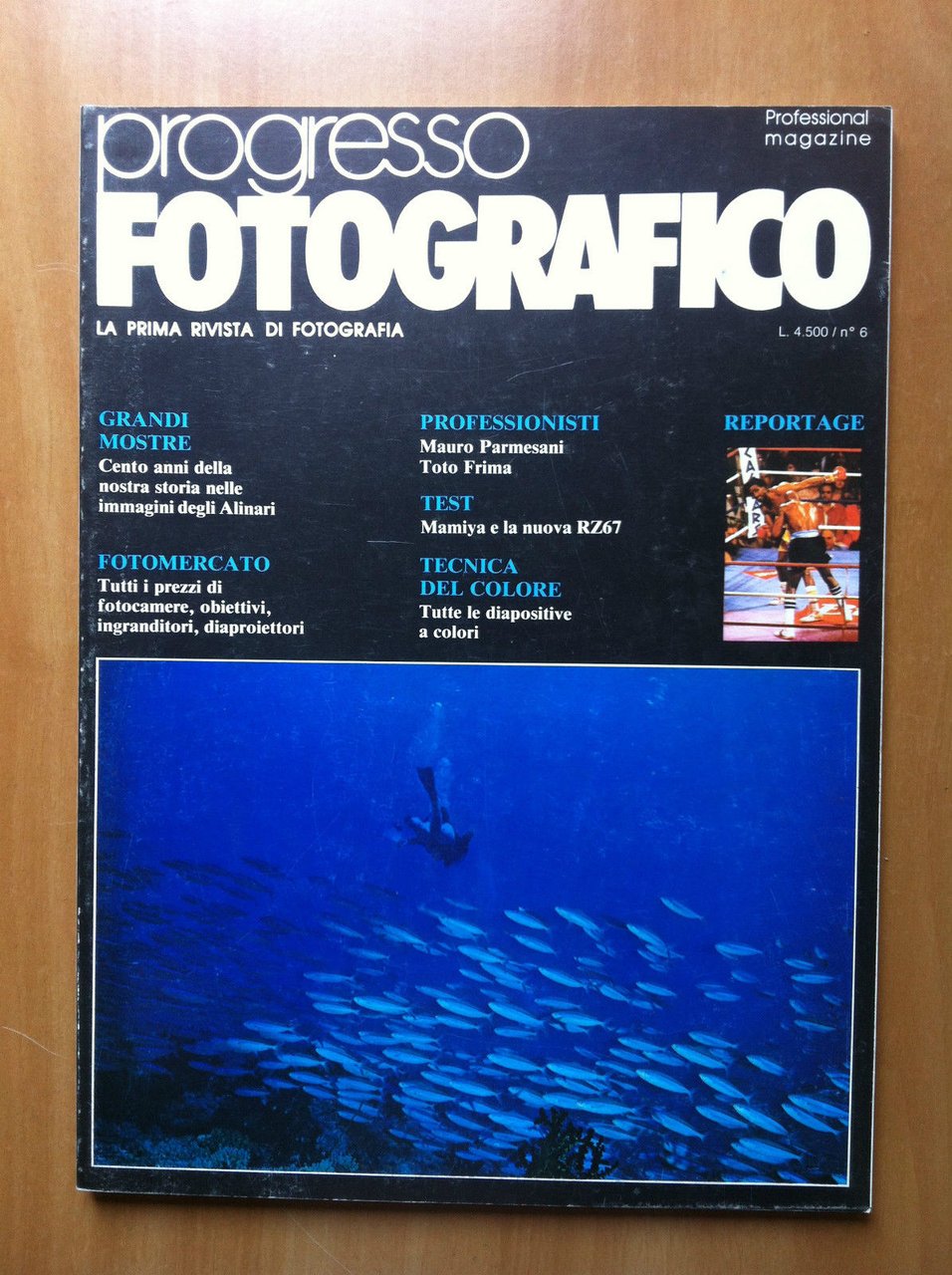Progresso FOTOGRAFICO n^ 6 Giugno 1985 Cover: Mauro Parmesani - …