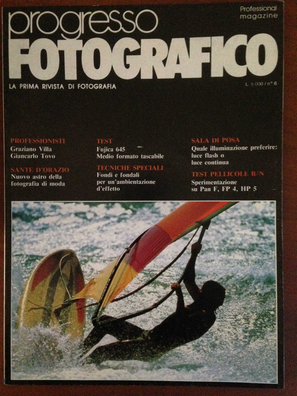 progresso FOTOGRAFICO n^ 6 Giugno 1987 Cover: Guido Alberto Rossi …