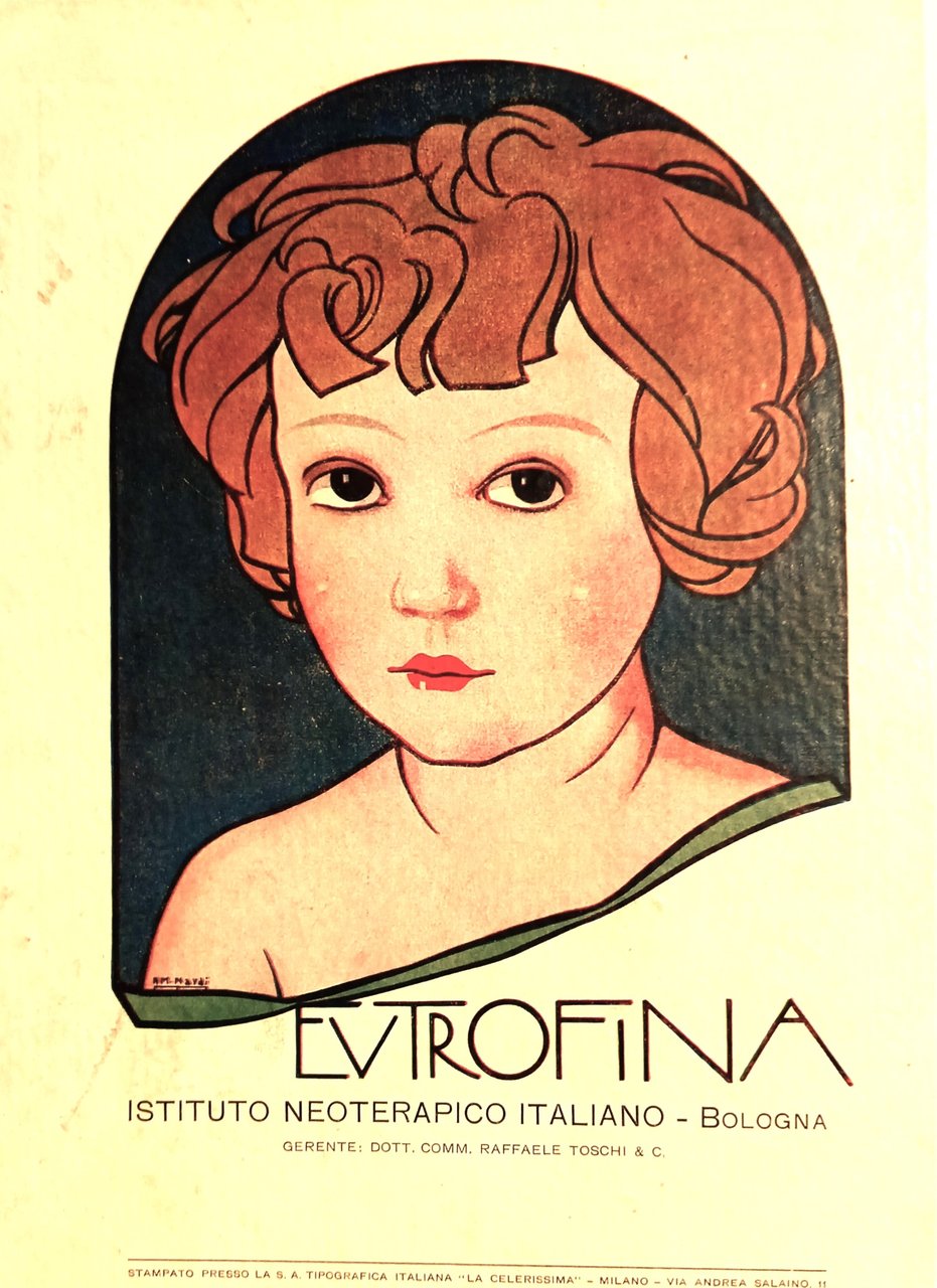 Pubblicità EUTROFINA Istituto Neoterapico Italiano 1923