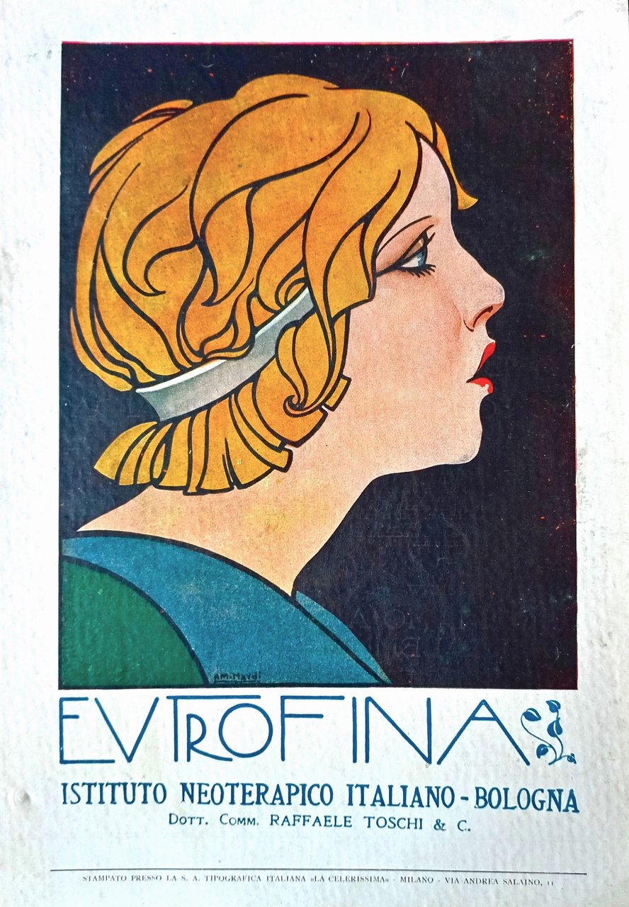 Pubblicità EUTROFINA Istituto Neoterapico Italiano 1923