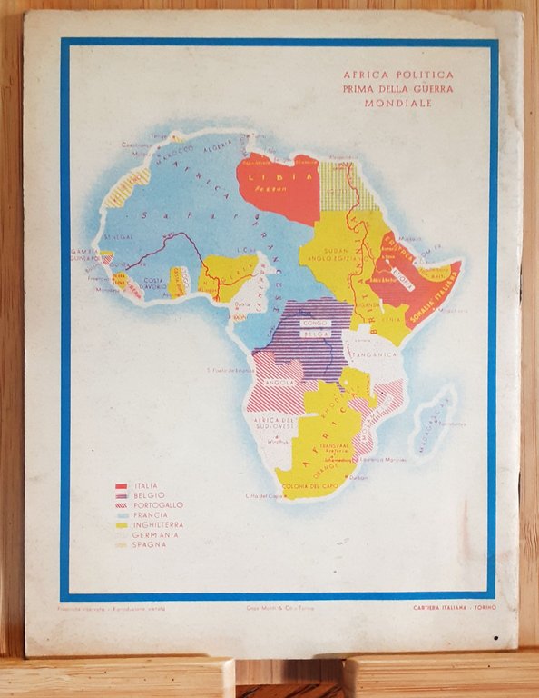 Quaderno Coloniale "Fedele compagno delle nostre vittorie"1938