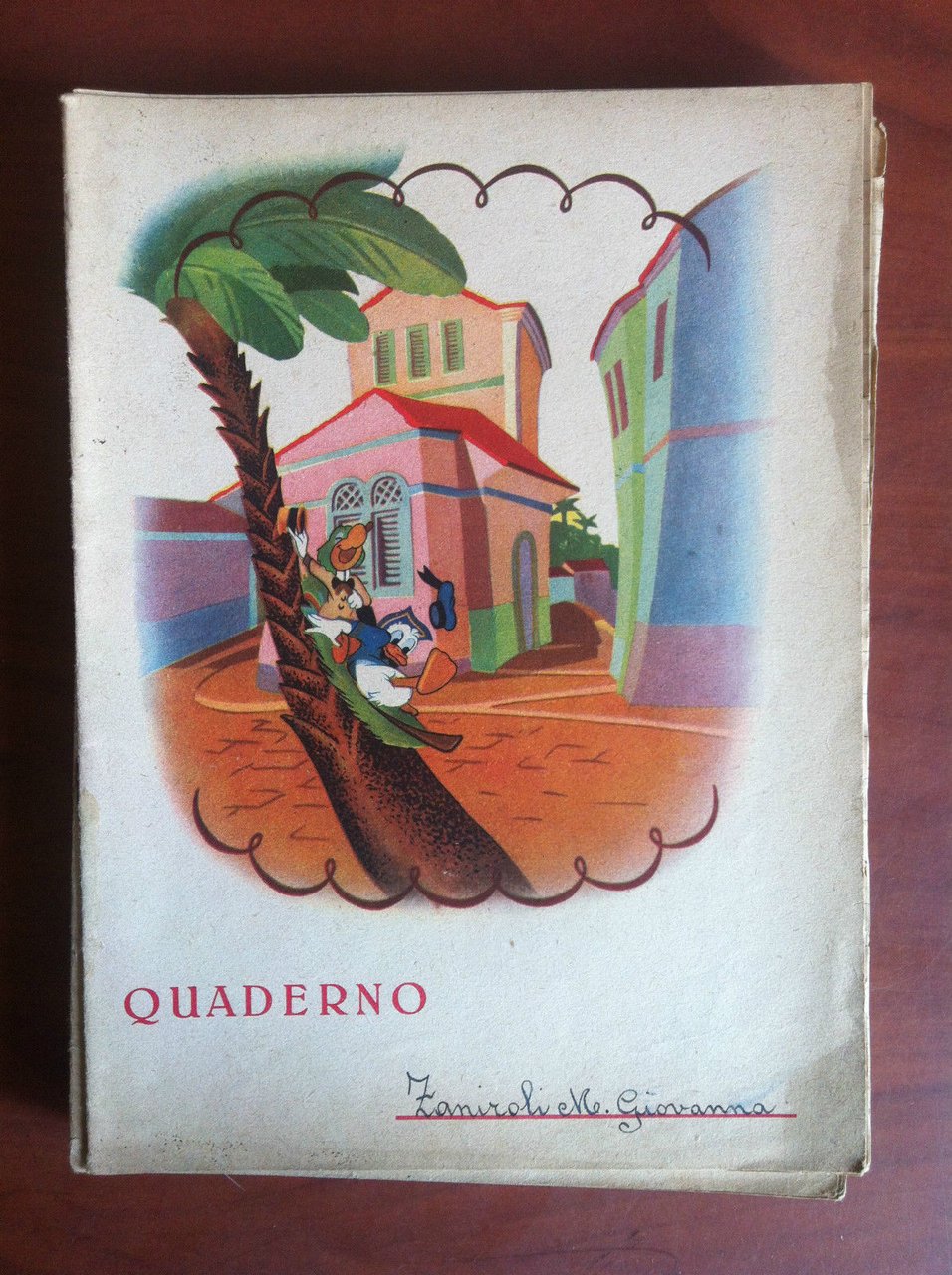Quaderno originale anni '50 I tre caballeros Paperino Walt Disney …
