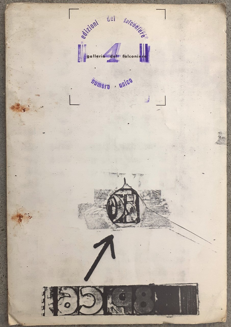 QUATTRO. Numero unico di note dalla Galleria del falconiere / …