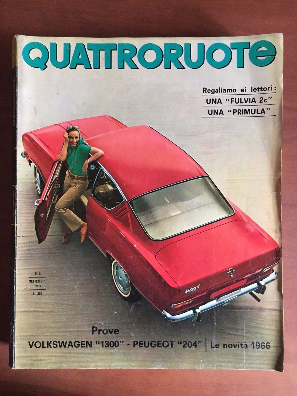 Quattroruote n^ 9 Settembre 1965 Anno X - E22743