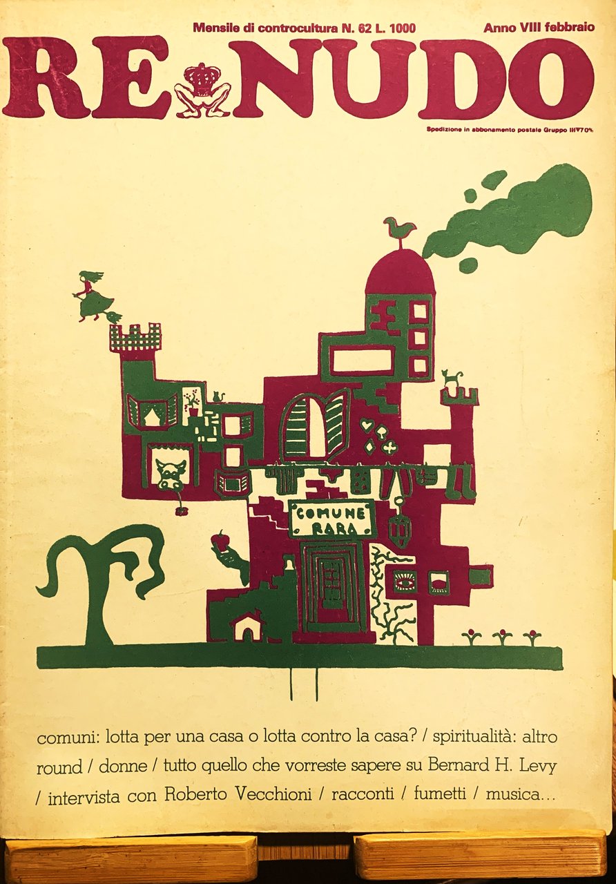 Re nudo rivista n^ 62 febbraio 1978