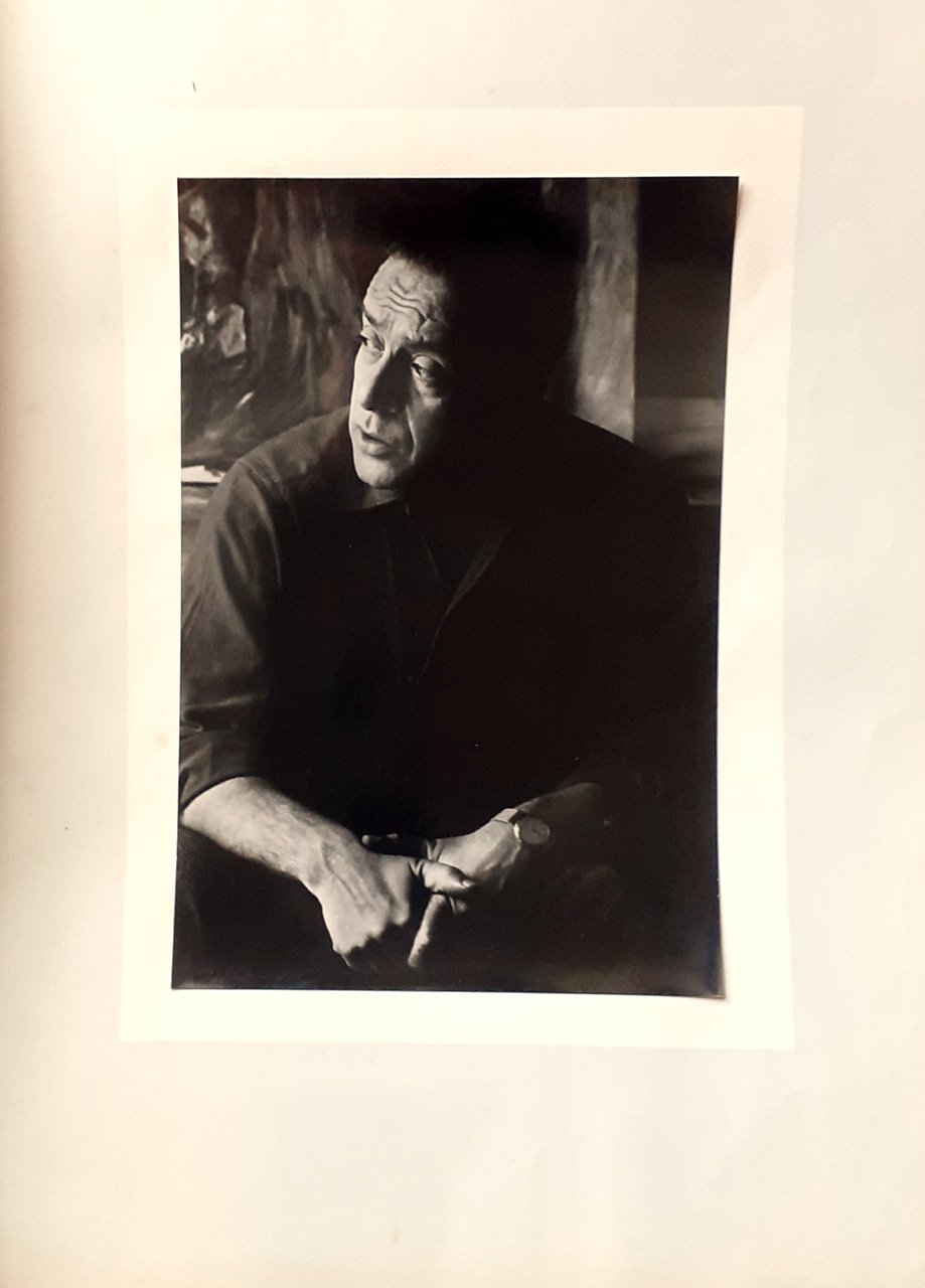 Renato Guttuso fotografia originale di Anatole Saderman