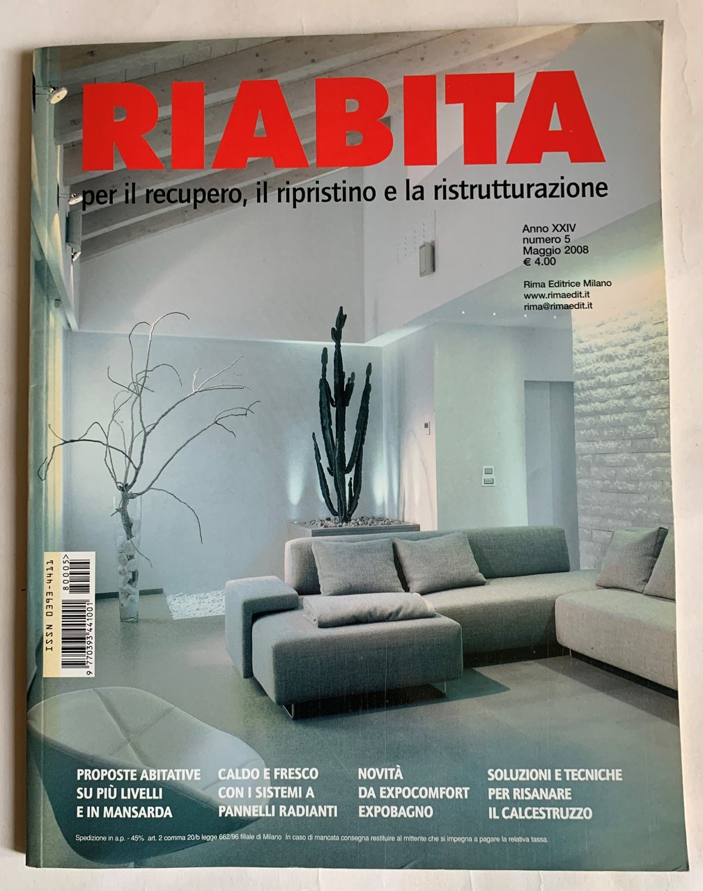 RIABITA per il recupero, il ripristino e la ristrutturazione. Anno …