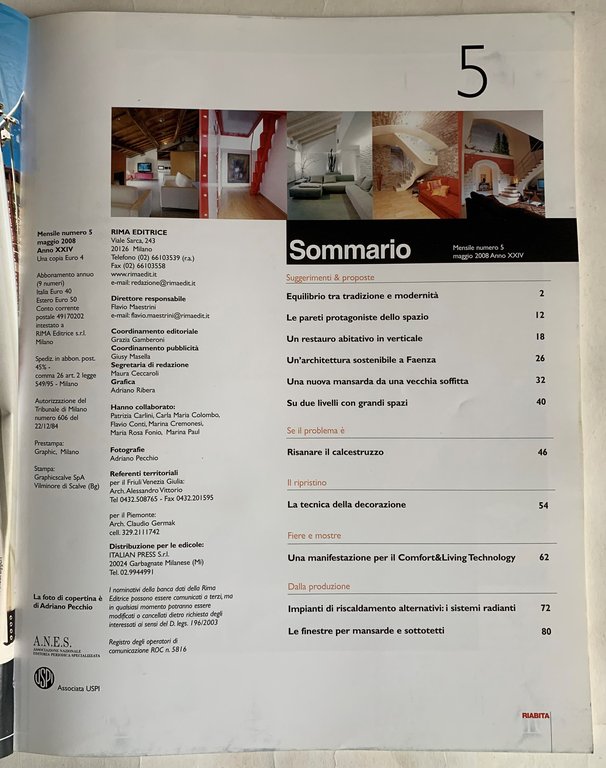 RIABITA per il recupero, il ripristino e la ristrutturazione. Anno …