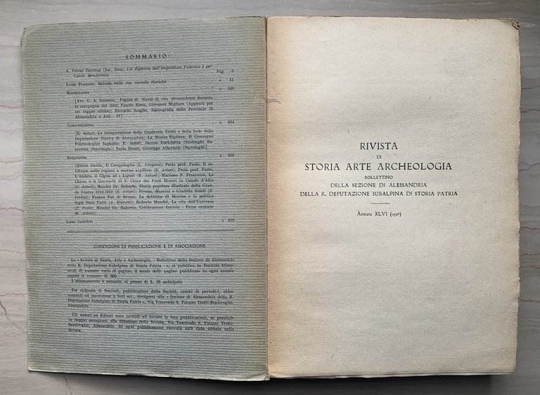 Rivista di Storia Arte Archeologia / Rivista di Storia, Arte …