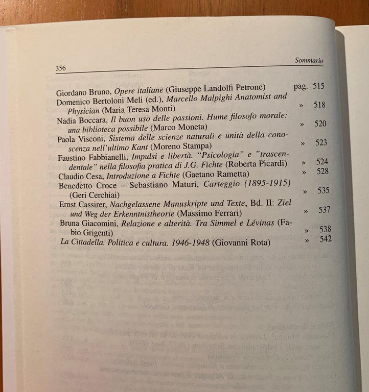 Rivista di Storia della Filosofia. Trimestrale fondato da Mario Dal …