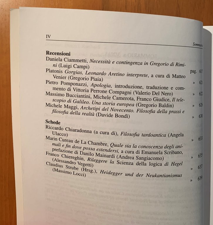 Rivista di Storia della Filosofia. Trimestrale fondato da Mario Dal …