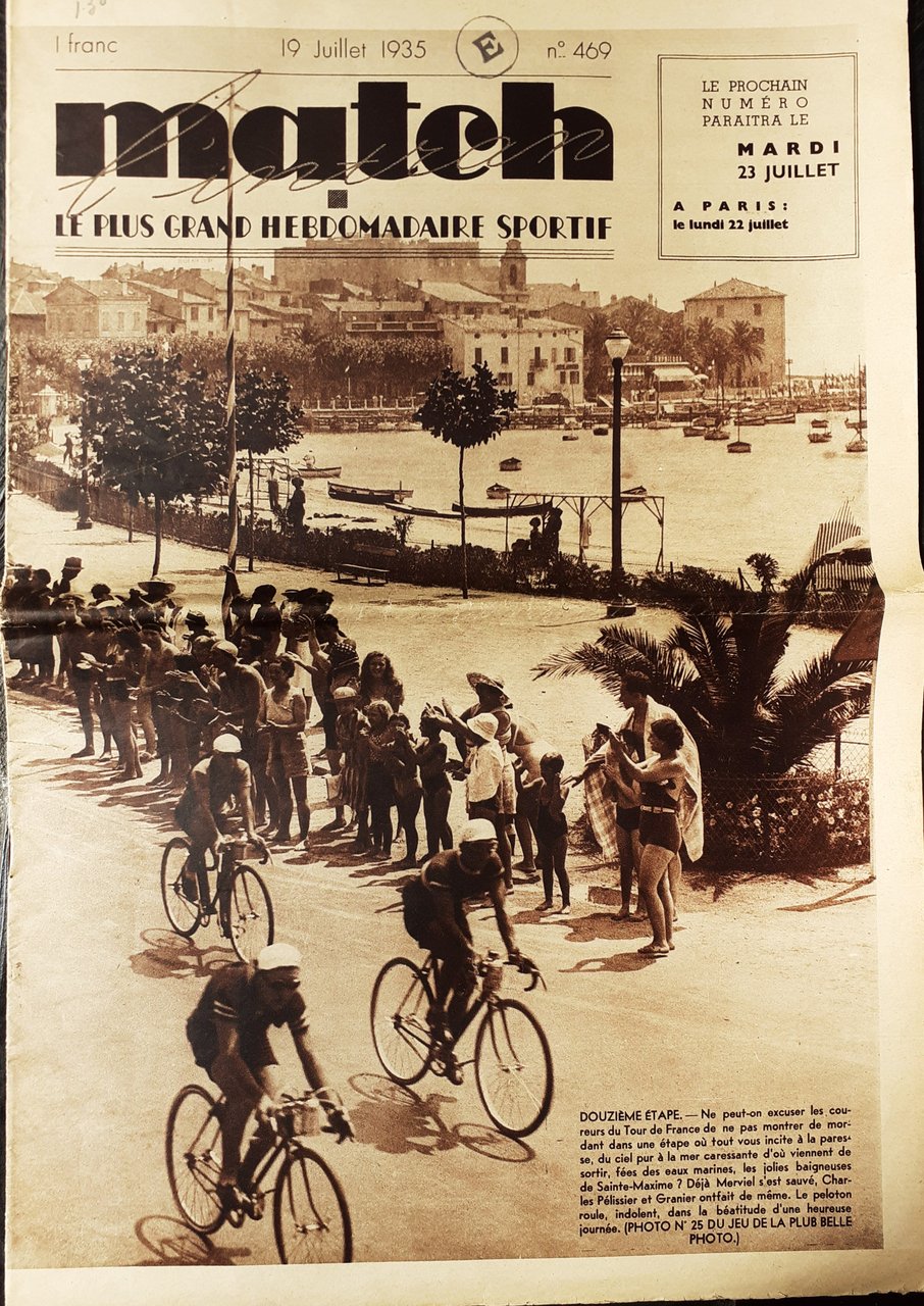 Rivista Match l'intran tour de France luglio 1935