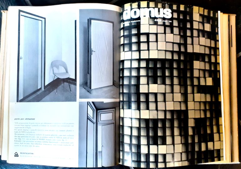 Riviste Domus primo semestre rilegato 1963
