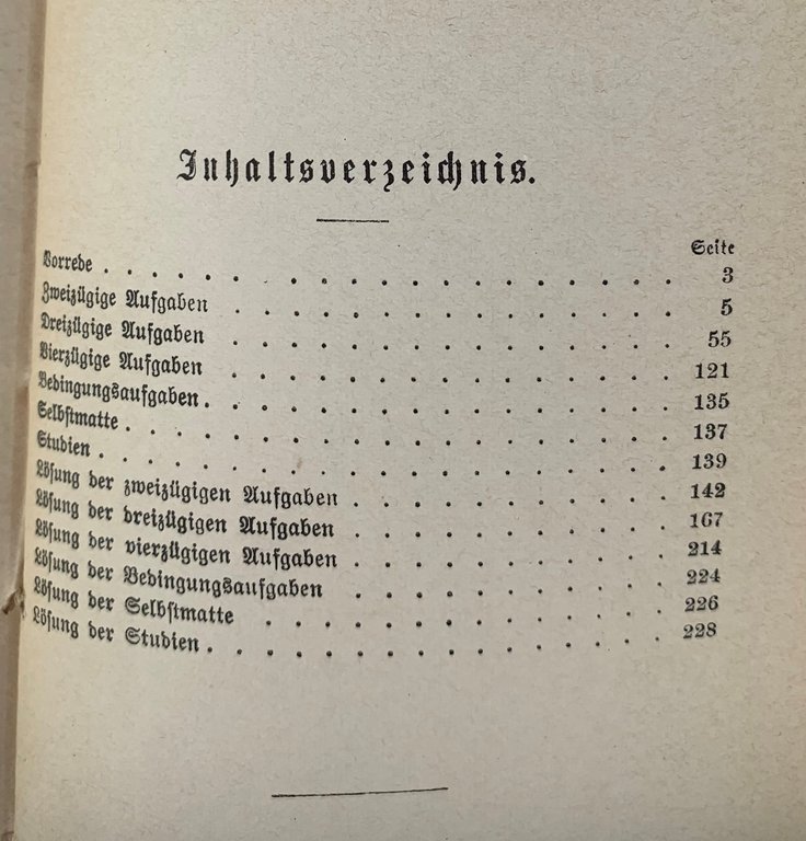 Sammlung leichterer Schachaufgaben. Erster Theil