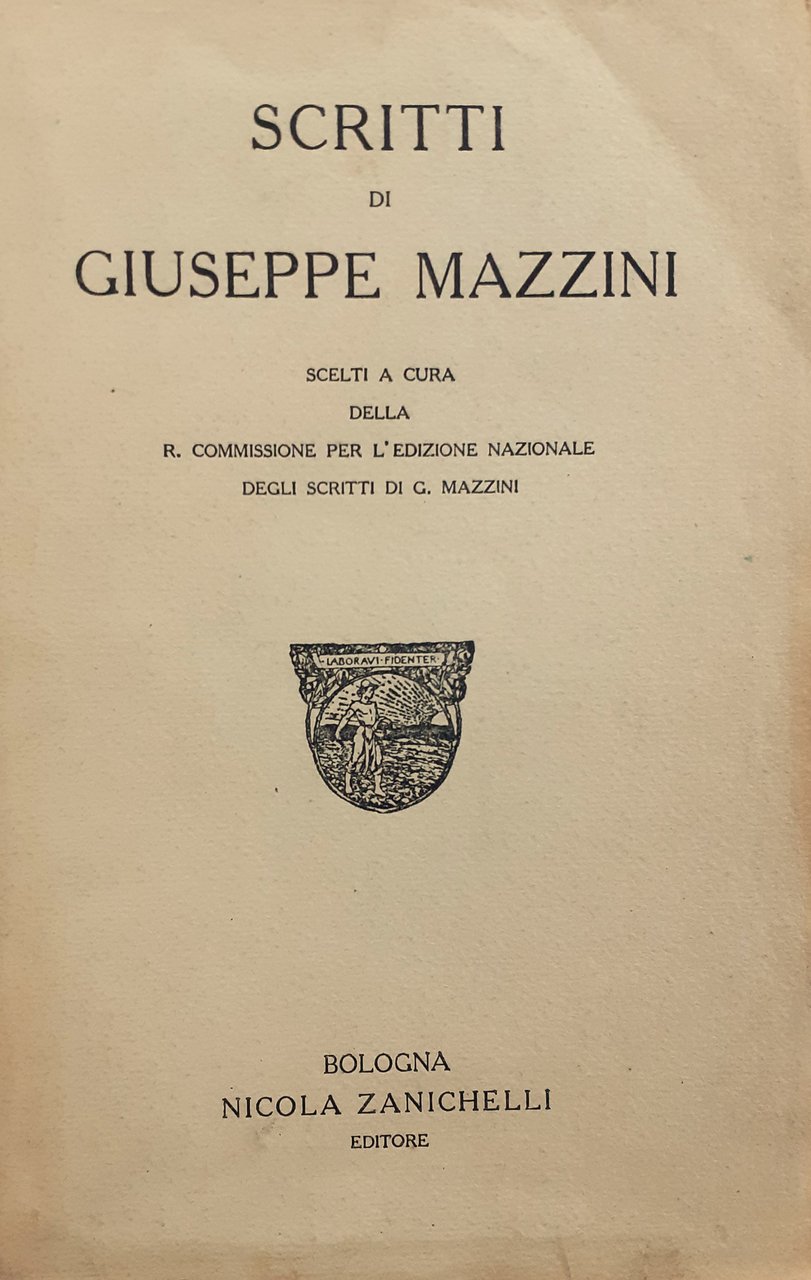 Scritti di Giuseppe Mazzini